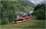 Bei Neubrück und einem Hauch Sonne, fährt der MGB Regionalzug 225 von Visp nach Zermatt. 

14. Juni 2019