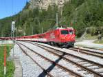 Zwischenstopp whrend einer Sonderfahrt bei Mattsand, zwecks Zugkreuzungen am 05.08.07.