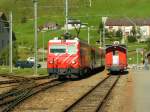 Lok 103 hat den Abstieg von Ntschen nach Andermatt geschafft.
