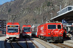 MGB: Grosser Bahnhof Brig vom 26.