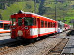 MGB - Steuerwagen ABt 2133 im Bahnhof Andermatt am 04.08.2017