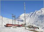 R841 in der Station Ntschen am Oberalppass. (10.01.2009)