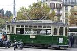 AGMT BC Association Genevoises du Musée des Tramways Museumsbahn Blonay-Chamby: Be 2/2 125 (SIG/Sécheron 1920 und Ersatz der Elektroausrüstung MFO 1946/47), Linie 1 Rive-Carouge-Bachet