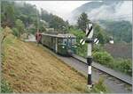 Autour de la voie ferrée / Rund um die eiserne Bahn (Herbstevent 2024) - Der GFM (Historique) BDe 4/4 141 ist dem Fadt 52 auf dem Weg nach Blonay und hat bei der Hippschen Wendeschiebe Freie Fahrt signalisiert bekommen. Mit weitern Schüttgutwagen zwischen Trieb- und Gütersteuerwagen verkehrten auf effiziente Weise ab 1972 die GFM Kieszüge für den Nationalstrassenbau A12. 

8. September 2024