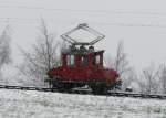 tpf  - Rangierlok Te 2/2 12 zu Besuch bei der BC interwegs zwischen Blonay und Chamby am 24.03.2008