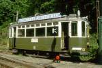 BC Museumsbahn - ex CGTE Ce 2/2 125 am 19.05.1997 in Chaulin - Tram-Triebwagen - Baujahr 1920 - SIG/SAAS - 108 KW - Gewicht 12,90t - LP 9,20m - 3.Klasse Sitzpltze 20 - zulssige Geschwindigkeit 30