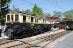 Museumsbahn Blonay-Chamby.MOB Triebwagen FZe6/6 2002(1932)Chamby,Depot Chaulin 07.06.14