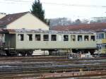 DBB - Personenwagen Bi  im Bahnhofsareal von Burgdorf am 30.11.2008