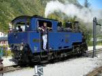 Hg 3/4  9 bei Rangierarbeiten im Bahnhof von Gletsch am 09.09.2006