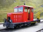 Tm 2/2 506 Schublok durch den Furkatunnel ( ex CJ 2/2 506 ) in der Ausweiche kurz nach dem Furkatunnel auf der Urner Seite am 09.09.2006