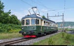 DSF Triebwagentreffen am 1. August 2017.<br>
Ex-SOB BDe 4/4 80 kurz vor dem ehemaligen Bahnhof Felsenau an der Strecke Laufenburg - Koblenz.