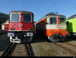 OeBB / DSF - 430 350-9 + 420 141 zu Besuch bei der OeBB anlässlich der 60 Jahr Feier des Lok Typ Re 4/4 am 2024.09.15