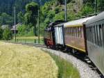 VHE - Dampfzug Rund um den Napf mit der Lok 64 518 unterwegs auf der Rundfahrt am 26.06.2010