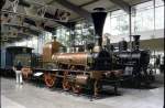 Luzern - Verkehrshaus - funktionsfähige Replika der ältesten Dampflokomotive der Schweiz, die legendäre  Limmat  der Spanisch-Brötli-Bahn, die erste rein schweizerische