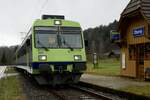 Der ABt 941 beim Fotohalt am 22.12.24 im Bahnhof Ei.