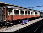 VVT - Personenwagen 2 Kl. ( Ex SBB )  B 303 auf einer Extrafahrt im Bahnhof Biel am 29.06.2019