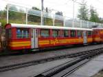 tpc / BVB - Personenwagen  2 Kl. B 51 abgestellt im Bahnhofsareal in Villars-sur-Ollon am 20.07.2014