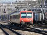 SBB - Regio Bt + AB + RBDe 4/4 von Erstfeld nach Luzern bei der einfahrt in den Bahnhof von Arth-Goldau am 23.02.2008