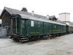 William Cook Rail GmbH - Gepckwagen D 56 85 89-43 303-2 abgestellt in Sissach am 07.04.2013