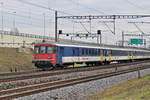 BDt 50 Steuerwagen fährt Richtung Bahnhof Muttenz.