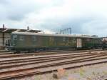 SBB - Steuerwagen BDt 50 85 82-33 900-0 im Betriebsareal der IW Biel anlsslich des   Tages der offene Tr   am 19.09.2009