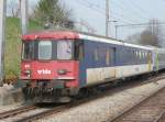 BLS - Steuerwagen BDt 50 63 82-33 913 ( Ex SBB )in Konolfingen am 09.04.2010