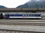 SBB - Steuerwagen mit Gepckabteil BDt 50 85 82-34 907-4 in Brig am 10.05.2010