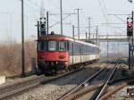 SBB - Nschschuss eines Regios bei der ausfahrt aus dem Bahnhof Pieterlen am 29.01.2011