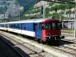 SBB - Steuerwagen BDt 50 85 82-34 900-9 in St.Maurice am 23.06.2012