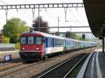 SBB - Ersatzzug Zürich - Bern bei der durchfahrt im Bahnhof Rupperswil am 25.04.2014