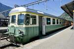 Der ABt 202 vom VPM am 17.6.23 nach der Ankunft im Bahnhof Brig.