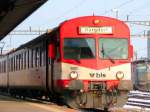 bls - Steuerwagen ABt 50 38 38-33 920 im Bahnhof Solothurn am 07.03.2010