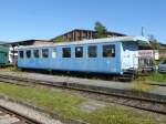 Verein Seetaler - Abgestellter Personenwagen B 503 ( ex OeBB / SBB )in Ramsen am 09.10.2014