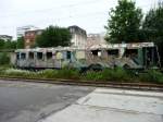 Alter SBB Personenwagen AB 4324 Abgestellt in La Chaux de Fonds am 01.08.2008