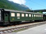 SBB Historic - Alter Personenwagen 3 Kl. C 8754 ( 50 85 69-08  754-9 ) mit einem Extrazug unterwegs in Interlaken Ost am 16.08.2008