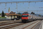 IC 2000 Steuerwagen Bt 50 85 26-94 902-1 durchfährt den Bahnhof Rupperswil.