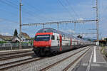 IC 2000 Steuerwagen Bt 50 85 26-94 901-3 durchfährt den Bahnhof Rupperswil.