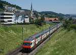 SBB: IC 2000 Steuerwagen bei Wauwil am 29.