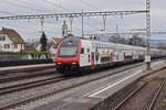 IC 2000 Steuerwagen Bt 50 85 26-94 907-0 durchfährt den Bahnhof Rupperswil.