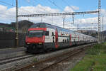 IC 2000 Steuerwagen Bt 50 85 26-94 935-1 durchfährt am 27.03.2023 den Bahnhof Gelterkinden.