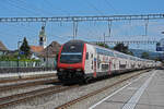 IC 2000 Steuerwagen Bt 50 85 26-94 925-2 durchfährt am 12.08.2024 den Bahnhof Rupperswil.