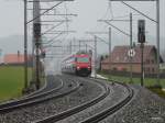 SBB - RE unterwegs nach Bern bei Lyssach am 09.04.2013