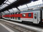 DB / SBB / Nachtzug - Schlafwagen mit DB Farben und Anschrift aber mit Schweizer Zulassung WLABm 61 85 76-94 310-3 im HB Zürich am 30.11.2014