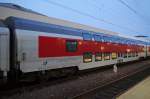 Doppelstockschlafwagen im Nachtzug CNL 472 nach Koebenhavn H (Mannheim Hbf, 17.08.12) Die oberen Fenster erinnern doch etwas an den Rheingold-Aussichtswagen, obwohl man Nachts ja eigentlich nicht