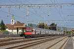 IC 2000 Steuerwagen Bt 50 85 26-94 927-8 durchfährt den Bahnhof Rupperswil.