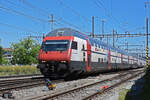 IC 2000 Steuerwagen Bt 50 85 26-94 901-3 durchfährt den Bahnhof Pratteln.