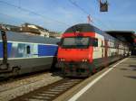 Ein SBB IC 2000 am 29.08.2008 bei der Ausfahrt aus Zrich Hbf.