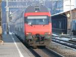 SBB  - IR mit Steuerwagen am Schluss unterwegs in Roggwil-Wynau am 30.11.2008