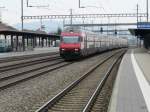 SBB - IR bei der durchfahrt im Bahnhof Rothrist am 12.03.2011