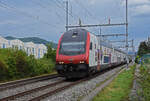 IC 2000 Steuerwagen Bt 50 85 26-94 912-0 fährt Richtung Bahnhof Lausen.